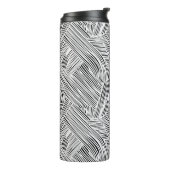 Weave Pattern Design Art  Thermosbeker (Gedraaid links)