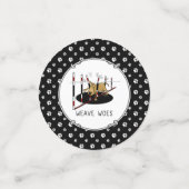Weave Woes - grappige hondenbehendigheid Confetti (Kleine voorkant)