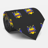 Weaver Coat of Arms Family Crest Pattern Stropdas (Opgerold)