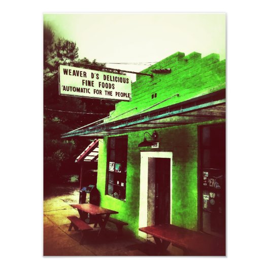 Weaver D's, Athene, Georgia Foto Afdruk (Voorkant)