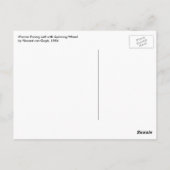 Weaver links draaiend wiel Vincent van Gogh Briefkaart (Achterkant)