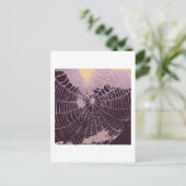 Web abstracte spin briefkaart (Staand voorkant)