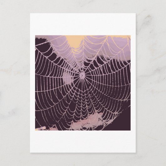Web abstracte spin briefkaart (Voorkant)