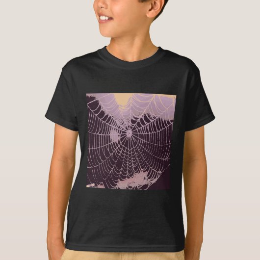 Web abstracte spin t-shirt (Voorkant)