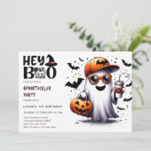 Web | Bats fantômes | Invitations d'anniversaire d (Debout devant)