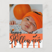 web | Bats Halloween | Happy Holiday Briefkaart (Voorkant)