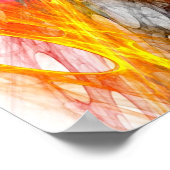 Web coloré - Poster (Coin)