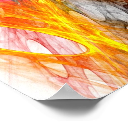 Web coloré - Poster (Coin)