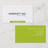 Web Consulting - cartes de visite (Devant / Derrière)