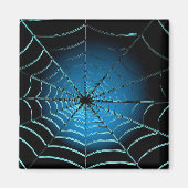 Web Cool Blue Spider Magneet (Voorkant)