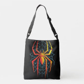 Web Creepy Spider Crossbody Tas (Achterkant)