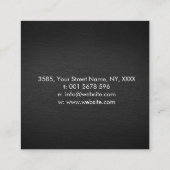 Web de Wyrd en fleur de vie Carte de visite (Dos)