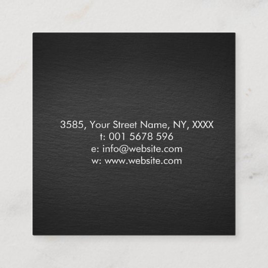 Web de Wyrd en fleur de vie Carte de visite (Dos)