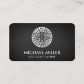 Web de Wyrd et de Runic Alphabet Carte de visite (Devant)