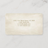 Web de Wyrd et de Runic Alphabet Carte de visite (Dos)