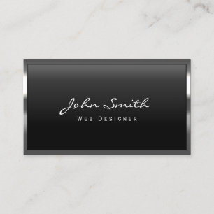 Web Design Visitekaartje Cool Metal Border