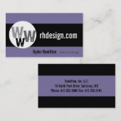Web Design Visitekaartjes (Voorkant / Achterkant)