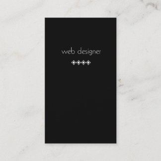 WEB DESIGNER Visitekaartje