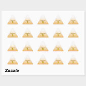 Web Developer Chick Driehoek Sticker (Vel)