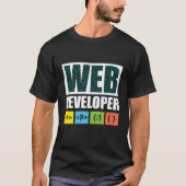 Web Developer Coder Programmer Software Engineer C T-shirt (Voorkant)