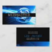 Web Developer Master Designer Computer Tech Visitekaartje (Voorkant / Achterkant)