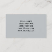 Web developer visitekaartje (Achterkant)