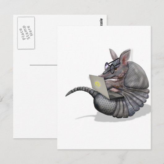 Web dillo briefkaart (Voorkant / Achterkant)