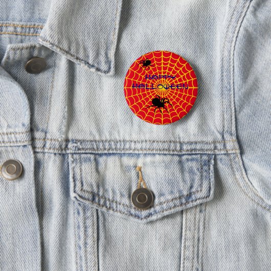 Web- en Spider Pin-Button Ronde Button 5,7 Cm (In situ)