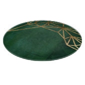 Web Gold en Green Oerwoud Snijplank (Hoek)