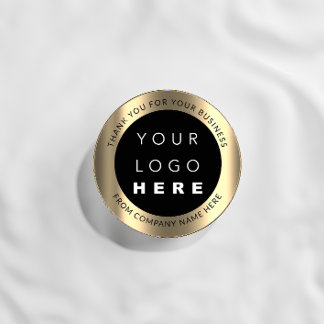 Web Golden Modern van het Web van de Naam van de d Ronde Sticker