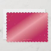 Web Halloween Party van Hot Pink Diamond Spider Kaart (Achterkant)