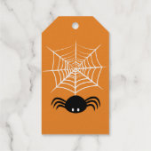 Web Halloween Spider Cadeaulabels (Achterkant)