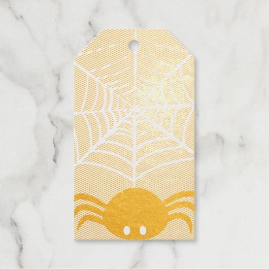 Web Halloween Spider Cadeaulabels (Voorkant)