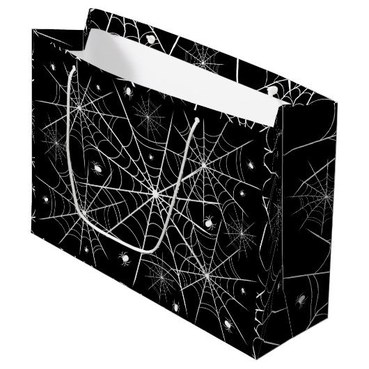 Web Halloween Spider Groot Cadeauzakje (Voorkant Gekanteld)