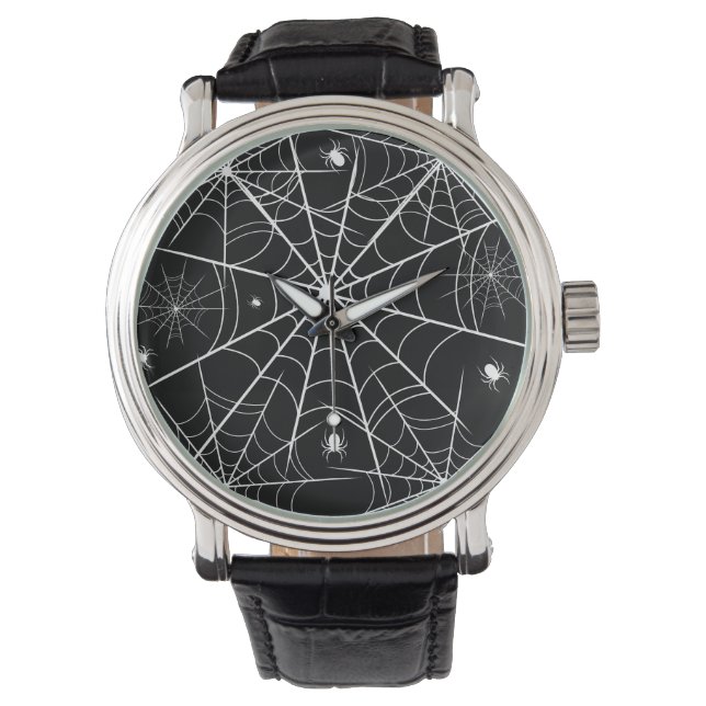 Web Halloween Spider Horloge (Voorkant)