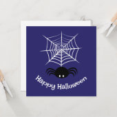 Web Halloween Spider Kaart (Voorkant / Achterkant in situ)