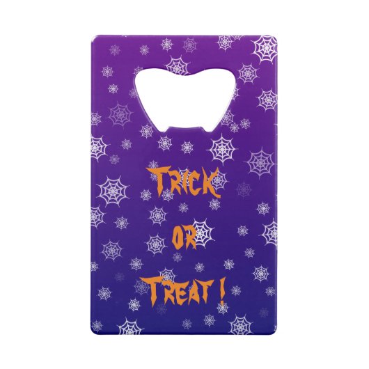 Web Halloween Spider Kredietkaart Flessenopener (Achterkant)