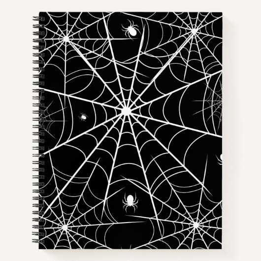 Web Halloween Spider Notitieboek (Voorkant)