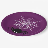 Web Halloween Spider Papieren Bordje (Gekanteld)