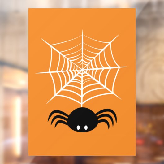 Web Halloween Spider Raamsticker (Vel 2)