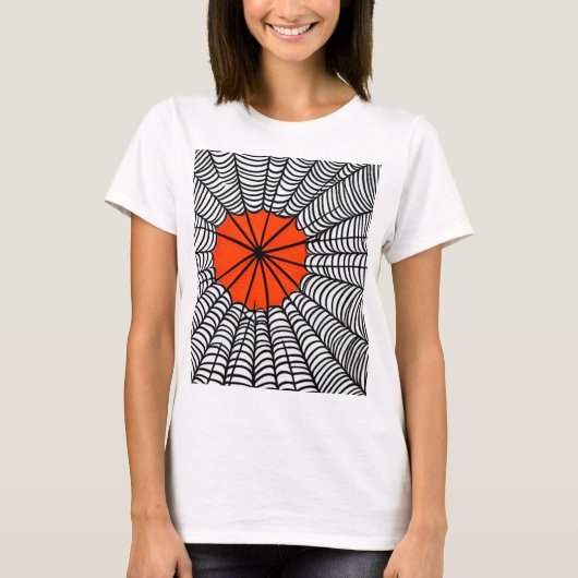 Web Halloween Spider T-shirt (Voorkant)