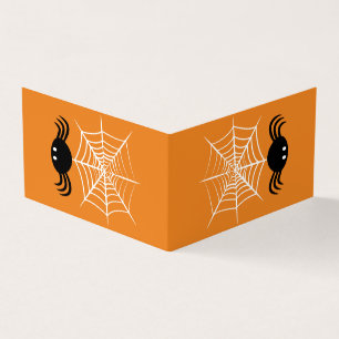 Web Halloween Spider Visitekaartjes