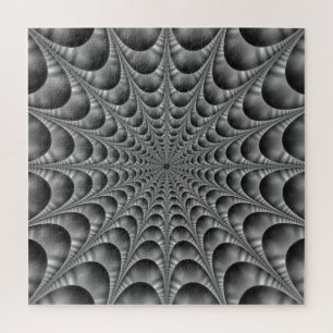 Web in zwart-wit legpuzzel