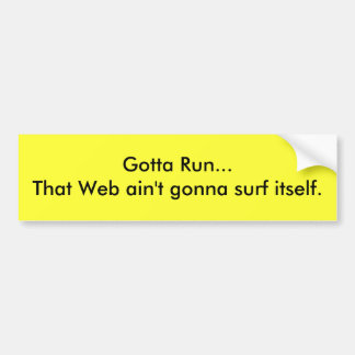 Web Leven Bumpersticker