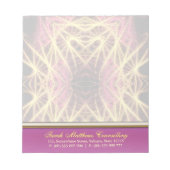 Web Love Fractal Art Notitieblok (Voorkant)