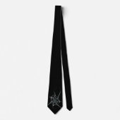 Web Necktie van Black and White Spider Stropdas (Voorkant)