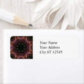 Web of Color Kaleidoscope Address Label (Insitu)