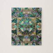 Web of Wyrd The Matrix of Fate-Abalone Shell Legpuzzel (Verticaal)
