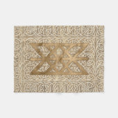 Web of Wyrd The Matrix of Fate -  Gold Fleece Deken (Voorkant (Horizontaal))