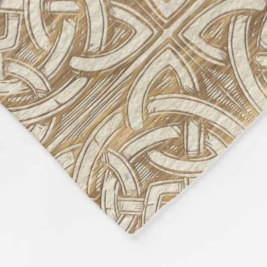 Web of Wyrd The Matrix of Fate - Gold Fleece Deken (Hoek)